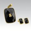 316L Stainless Steel Cute Funny Pendant and Earrings Jewelry Set for Women