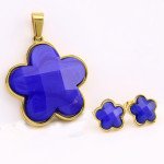 316L Stainless Steel Cute Funny Pendant and Earrings Jewelry Set for Women