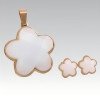 316L Stainless Steel Cute Funny Pendant and Earrings Jewelry Set for Women
