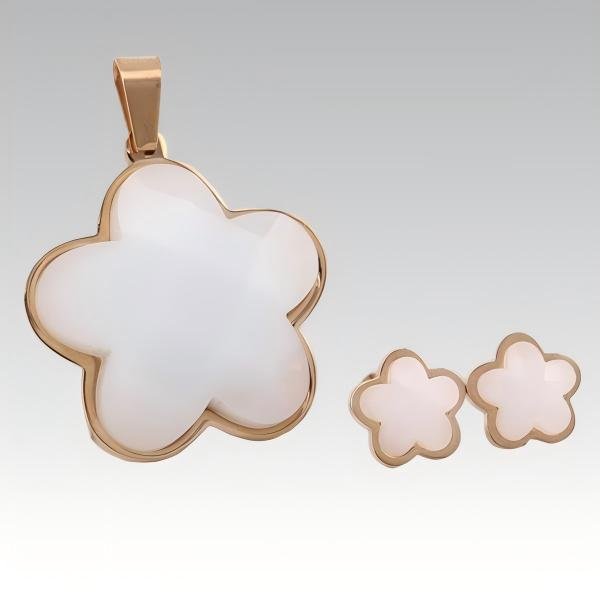 316L Stainless Steel Cute Funny Pendant and Earrings Jewelry Set for Women