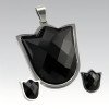 316L Stainless Steel Cute Funny Pendant and Earrings Jewelry Set for Women