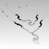316L Stainless Steel Necklace and Earrings Jewelry Set for Women