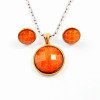 Wholesale 316L Stainless Steel Jewelry Sets With Colorful Stones For Women
