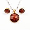 Wholesale 316L Stainless Steel Jewelry Sets With Colorful Stones For Women