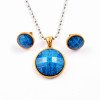 Wholesale 316L Stainless Steel Jewelry Sets With Colorful Stones For Women