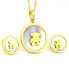 Wholesale 316L Stainless Steel Minimalist Matching Jewelry Set For Women