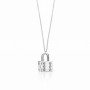 Minimalist Layered Chain Necklace 316L Stainless Steel Nordic Casual Stackable Jewelry