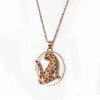 316L Stainless Steel Leopard Animal Pendant Necklace Wisdom Gift for Women