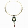 MINVI Solcario Designer Minimalist Brass Necklace Wholesale