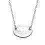 Aesthetic Minimalist Curved Line Pendant Layering Chain Necklace
