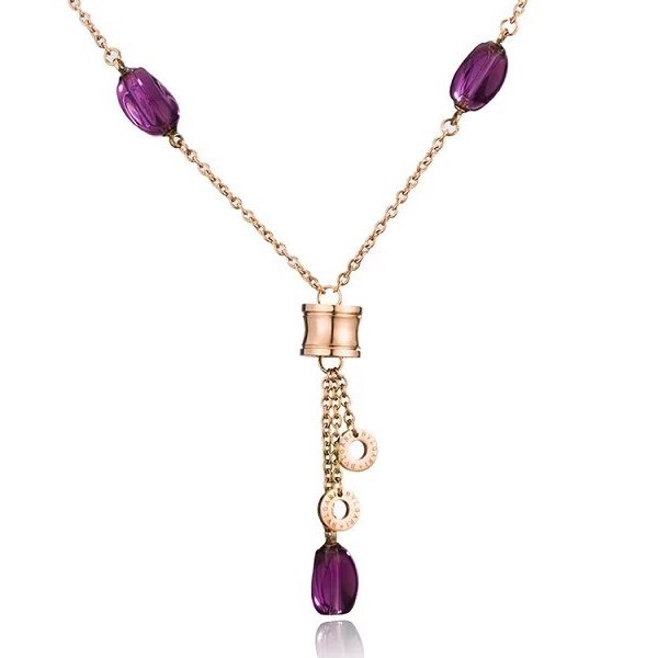 Architectural Design Stainless Steel Bar Necklace