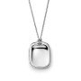 Dainty 316L Stainless Steel Intersecting Squares Pendant Necklace