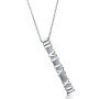 Dainty Scandinavian Floating Ring Necklace Titanium Steel Jewelry