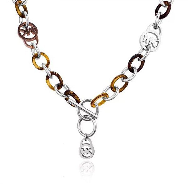 High-Polish Stainless Steel Figaro Link Necklace Wholesale