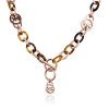 High-Polish Stainless Steel Figaro Link Necklace Wholesale