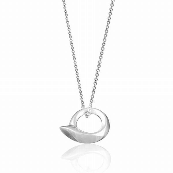 Korean Minimalist Geometric Polygon Charm Necklace Tarnish-Proof