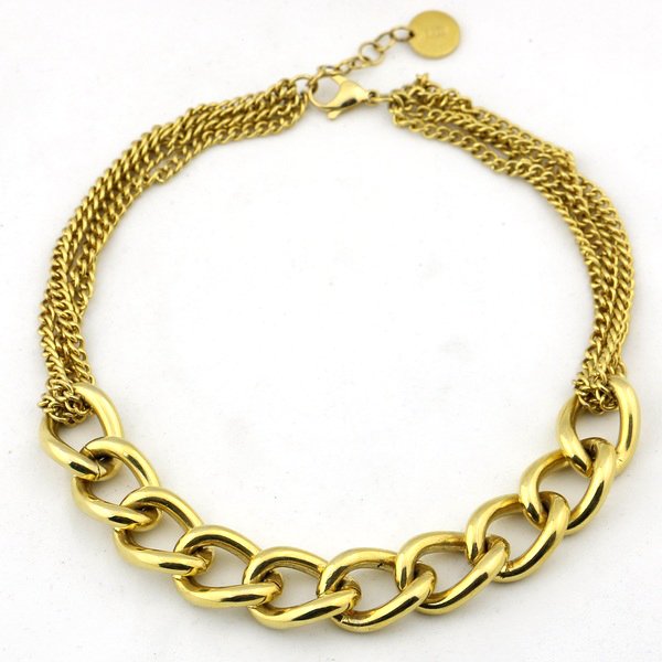 Minimalist 316L Stainless Steel Cuban Link Necklace Wholesale