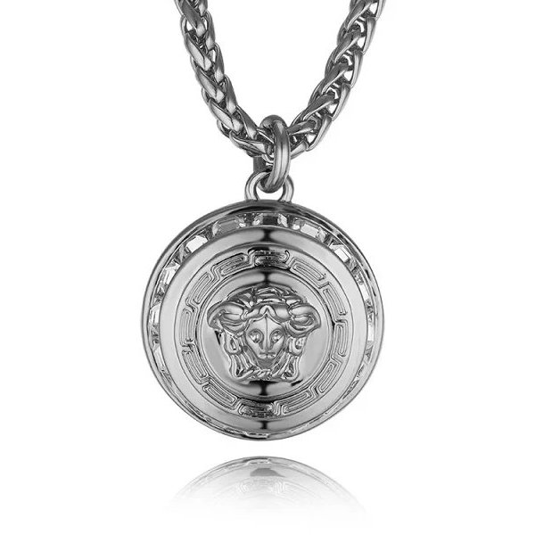Oversized Stainless Steel Toggle Clasp Chain Necklace