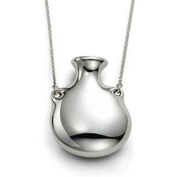 Premium 316L Steel Geometric Chevron Pendant Necklace Independent Brand