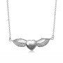 Quiet Luxury Fluid Lines Pendant Neckwear Titanium Steel Jewelry