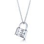 Quiet Luxury Sleek Circular Titanium Steel Necklace for Daily Wear