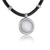 Retro Stainless Steel Coin Pendant Layering Necklace