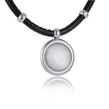 Retro Stainless Steel Coin Pendant Layering Necklace