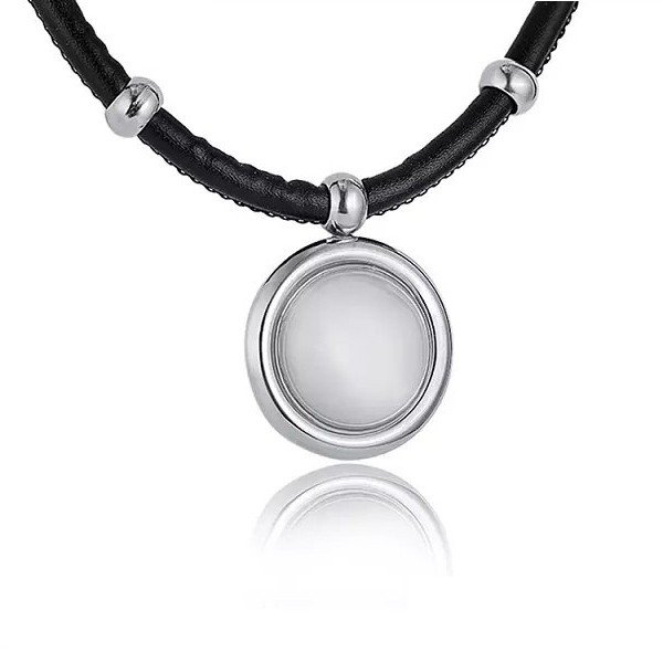 Retro Stainless Steel Coin Pendant Layering Necklace