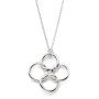 Scandinavian Style Aesthetic Ripple Pendant Choker Waterproof Metal