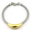Waterproof 18K Gold Plated Stainless Steel Figaro Chain