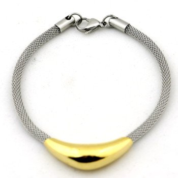 Waterproof 18K Gold Plated Stainless Steel Figaro Chain
