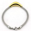 Waterproof 18K Gold Plated Stainless Steel Figaro Chain
