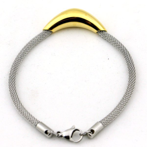 Waterproof 18K Gold Plated Stainless Steel Figaro Chain