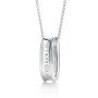 Waterproof Abstract Wave Line Pendant Choker Korean Aesthetic