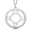 Waterproof Sleek 3D Cube Pendant Chain Titanium Steel Jewelry