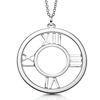 Waterproof Sleek 3D Cube Pendant Chain Titanium Steel Jewelry