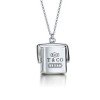 Waterproof Titanium Steel Cube Charm Choker Korean Style Jewelry