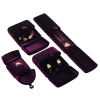 Wholesale Luxury Velvet Jewelry Box Portable Jewelry Gift Packaging Box