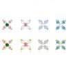 ASTM F136 Implant Grade Titanium Push Pin Ear Studs For Sensitive Ears