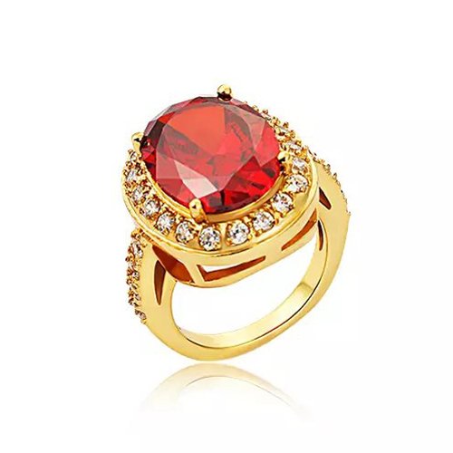 Wholesale Luxury 316L Stainless Steel Geometric CZ Statement Ring