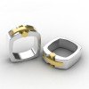 Wholesale Men's Minimalist 316L Stainless Steel Linear Band Ring