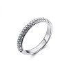 Wholesale Classic Minimalist 316L Stainless Steel Solitaire CZ Ring