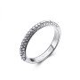 Wholesale Classic Minimalist 316L Stainless Steel Solitaire CZ Ring