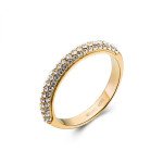 Wholesale Classic Minimalist 316L Stainless Steel Solitaire CZ Ring