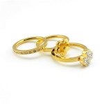 Wholesale Minimalist 316L Stainless Steel Stacking Ring Set
