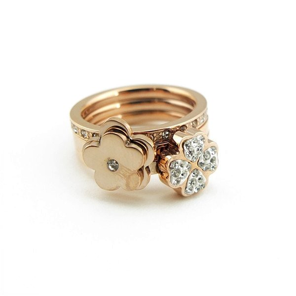Wholesale Minimalist 316L Stainless Steel Stacking Ring Set